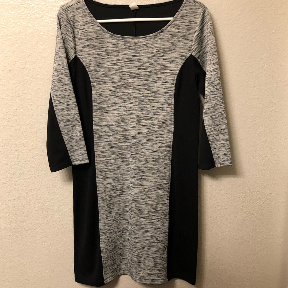 Black and gray old navy contour dress